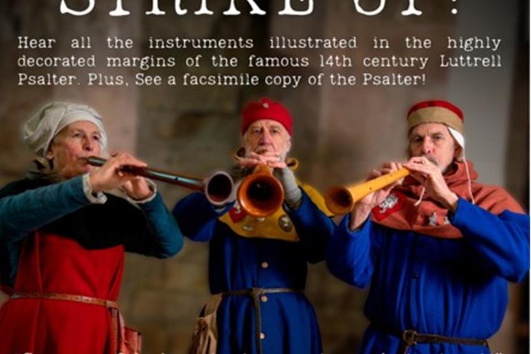 Musicians Strtike Up! Medieval Music, Stories and Songs in Southwell Minster  - the Luttrell Psalter show