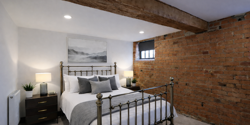 Thorpes Warehouse bedroom