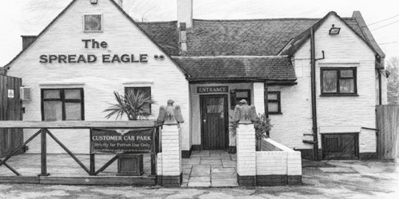 The Spread Eagle entrance