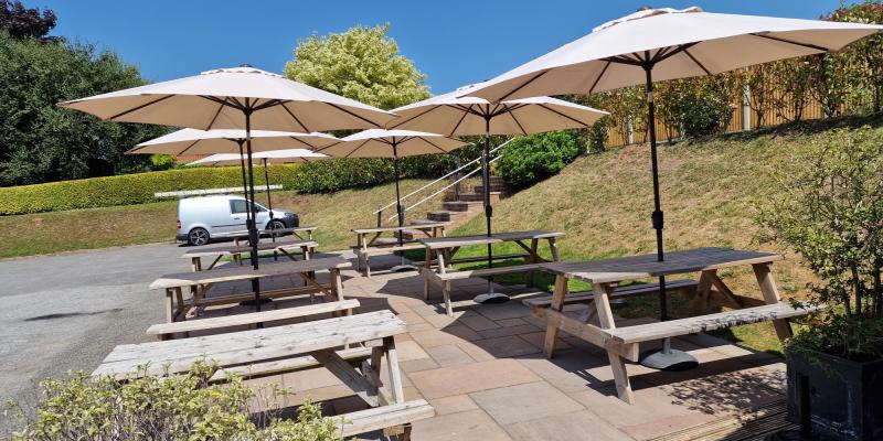 The Spread Eagle outdoor seating