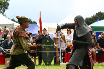 Sherwood Outlaws at the Robin Hood Festival